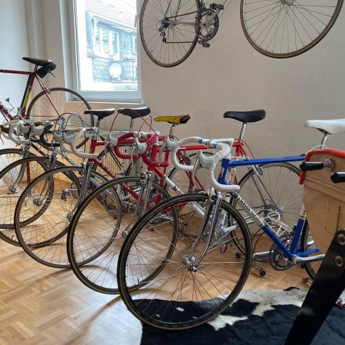 vintage road bike collection